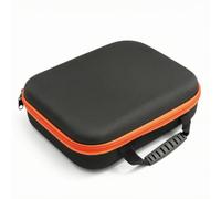 Hellery Sac de Rangement Perceuse Pochette Outils Organisateur Étui Tissu Oxford Résistant avec Structure Rembourrée et Zippée, Orange, Sac Carré À Bord Orange 170g
