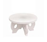 Hellery Socle pr Pot Fleurs Stable Sellte | Piétement Bas à Trois Pieds, Socle végétal en Bois, Style Brut Chaleureux, pr Intérieur, lon,
