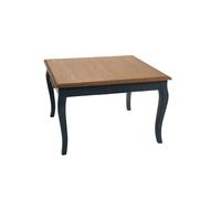 Hellin table basse carrée en chêne - Bleu
