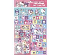 Hello Kitty and Friends Mega Lot d'autocollants | Trois types d'autocollants (plus de 110 autocollants) | Unisexe, à partir de 3 ans | Cadeaux d'anniversaire, cadeaux de Noël, art et artisanat