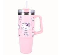 HELLO KITTY Bliss Mug de voyage XL - Acier inoxydable - 900 ml avec paille