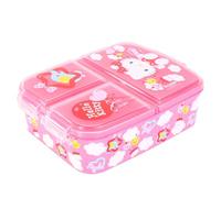 Hello Kitty Boîte à repas rectangulaire multi-compartiments pour enfants Sans BPA