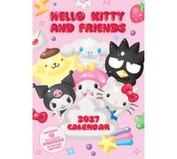 Hello Kitty - Calendrier mural 2027 - Format A3 - Début janvier - Cadeau pour fan