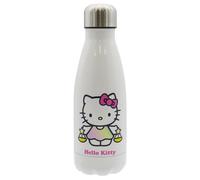 CYPBRANDS CyP Brands-Hello Kitty Sanrio Bouteille d'eau Bidon Gourde Horoscope Balance 550 ml Blanc Produit officiel