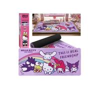 Grand tapis de bureau, sous-main antidérapant pour clavier destiné aux enfants 80x35cm (Hello Kitty Kuromi, 80x35 cm)