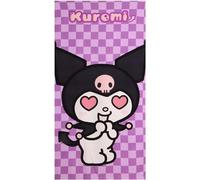 Hello Kitty Kuromi microfibre beach towel