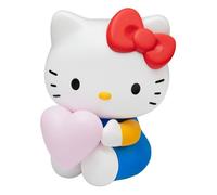 Hello Kitty Lampe 3D en forme de cœur - Lampe sous licence officielle Sanrio, pour table de chevet ou décoration d'étagère, alimentée par piles | Paladone