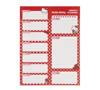 Hello Kitty - Planning hebdomadaire, idéal pour les enfants d'âge scolaire, confortable et polyvalent, qualité et résistance