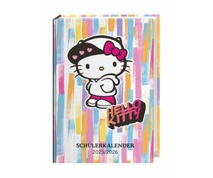Hello Kitty Schülerkalender A5 2026 - 17 Monate ab August 2025: Die niedliche Kultkatze versüßt jeden langen Schultag! Buchkalender für alle Fans der coolen Hello-Kitty-Charaktere