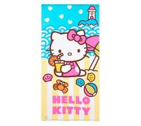 Hello Kitty Serviette de plage multicolore pour fille, taille unique, thème été avec personnage