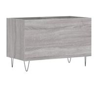 Helloshop26 Armoire à disques Pratique Style Industriel Rangement 74,5 x 38 x 48 cm en Bois d'ingénierie Gris 02_0049132