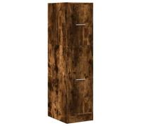 Helloshop26 Armoire d'apothicaire multifonctionnelle Rangement 30 x 41 x 118 cm en Bois d'ingénierie chêne fumé 02_0050614