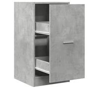 Helloshop26 Armoire d'apothicaire multifonctionnelle Rangement Design Moderne 40 x 41 x 77,5 cm en Bois d'ingénierie Gris béton 02_0050631