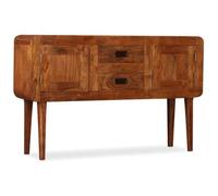 Helloshop26 Buffet bahut Armoire Console Meuble de Rangement Bois Massif avec Finition en Bois de sesham 120 cm 4402022