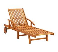 Helloshop26 Chaise longue acacia - Bois