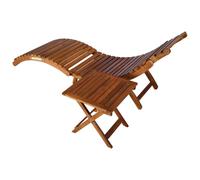 Helloshop26 Chaise longue acacia - Bois