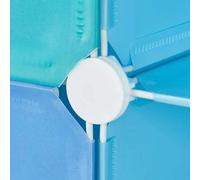 Helloshop26 Étagère enfant cube - Bleu