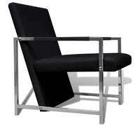 Helloshop26 Fauteuil design cube - Noir