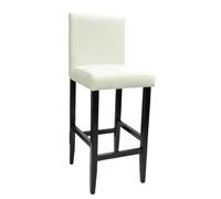 Helloshop26 lot de 2 tabourets de bar - Noir