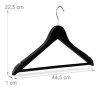 Helloshop26 lot de 30 cintres pantalon - Bois