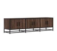 Helloshop26 Meuble TV Industriel avec Grand Espace de Rangement 150 x 35 x 41 cm en Bois d'ingénierie Marron 02_0049614