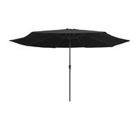 Helloshop26 Parasol carré extérieur - Noir