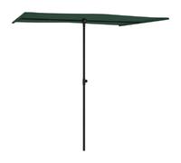 Parasol D'extérieur Avec Mât En Aluminium 2 X 1,5 M Vert Helloshop26 02_0008231 Multicolore