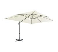 Helloshop26 Parasol de jardin déporté - Sable