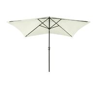 Helloshop26 Parasol de jardin rectangulaire - Sable