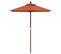 Helloshop26 Parasol de jardin rond - Terre cuite