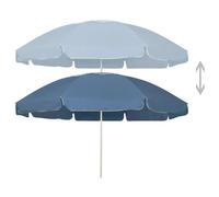 Helloshop26 Parasol de Plage - Ø 240 cm - Bleu