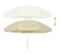 Helloshop26 Parasol de plage déporté - Jaune sable