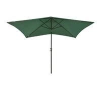 Helloshop26 Parasol déporté avec LED - Vert
