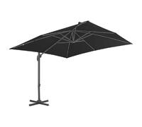 Helloshop26 Parasol déporté carré - Noir