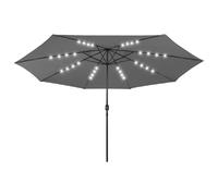 Helloshop26 Parasol déporté de jardin - Anthracite