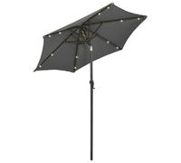 Helloshop26 Parasol déporté LED - Anthracite