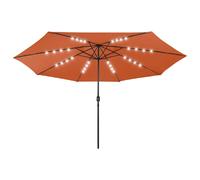 Helloshop26 Parasol déporté LED - Orange