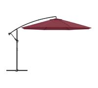 Helloshop26 Parasol déporté rectangulaire - Bordeaux