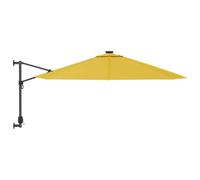 Helloshop26 Parasol mural LED déporté - Jaune
