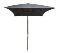 Helloshop26 Parasol rectangulaire - Anthracite