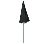 Helloshop26 Parasol rond de jardin - Anthracite
