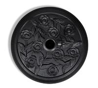 Helloshop26 Pied de parasol rond - Noir