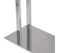 Helloshop26 Porte-serviettes sur pied - Argent