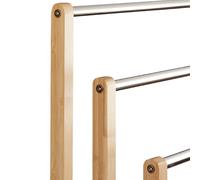 Helloshop26 Porte-serviettes sur pied - Naturel