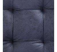 Helloshop26 Pouf de rangement rectangulaire - Gris