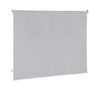 Helloshop26 Store Vertical de Protection Contre Le Soleil 140 x 100 cm Fonction roulante Moderne en PVC Gris 13_0010791