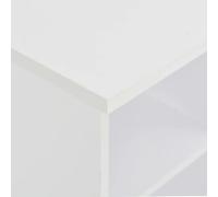 Helloshop26 Table haute mange-debout - Blanc