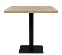 Helloshop26 Table haute mange debout - Chêne
