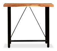 Helloshop26 Table haute mange-debout industrielle - Bois