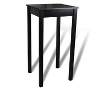 Helloshop26 Table haute mange-debout - Noir